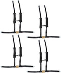 4 Pack Black 4 Point Harness 2 Straps Y639
