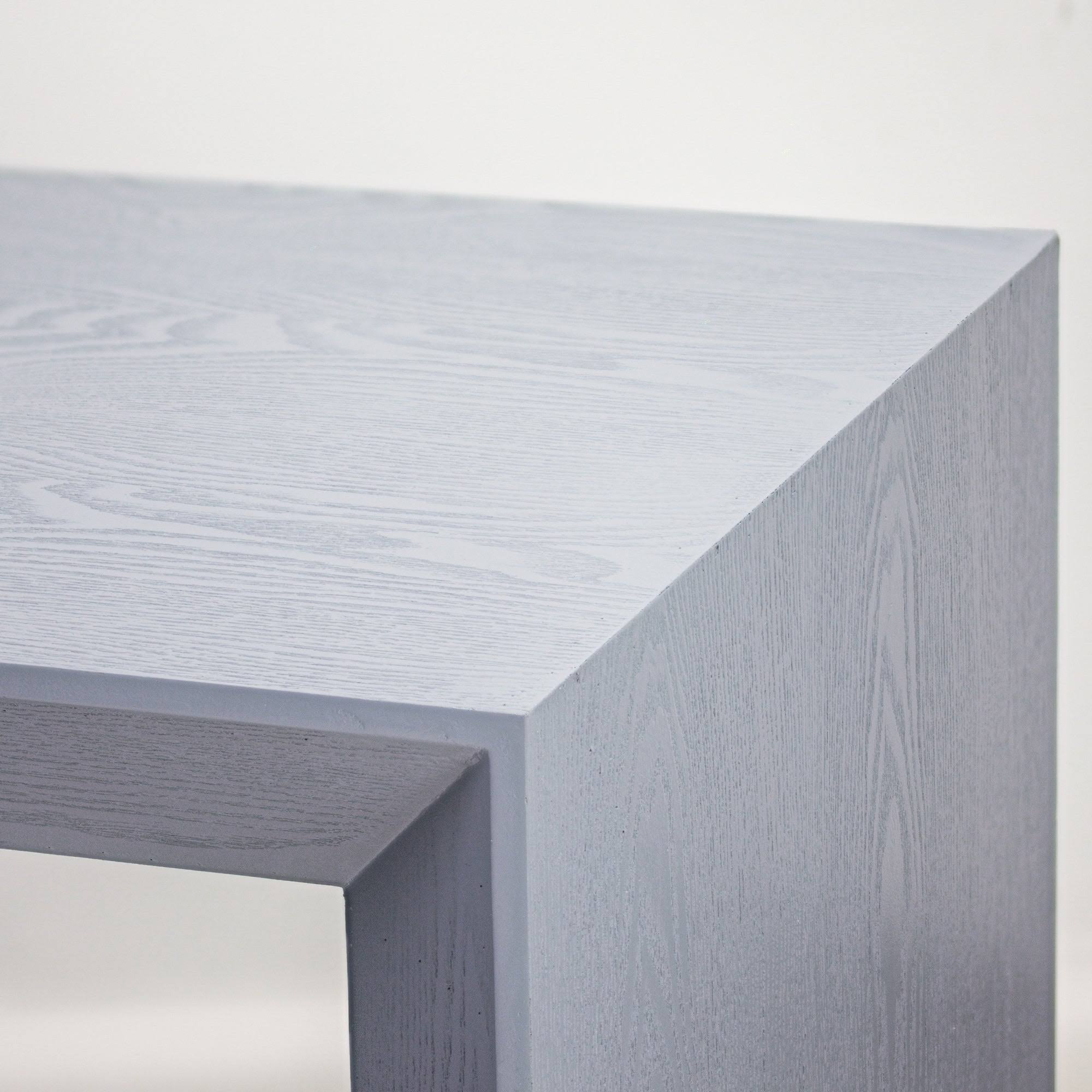 Grey Square Wood Accent Table N643