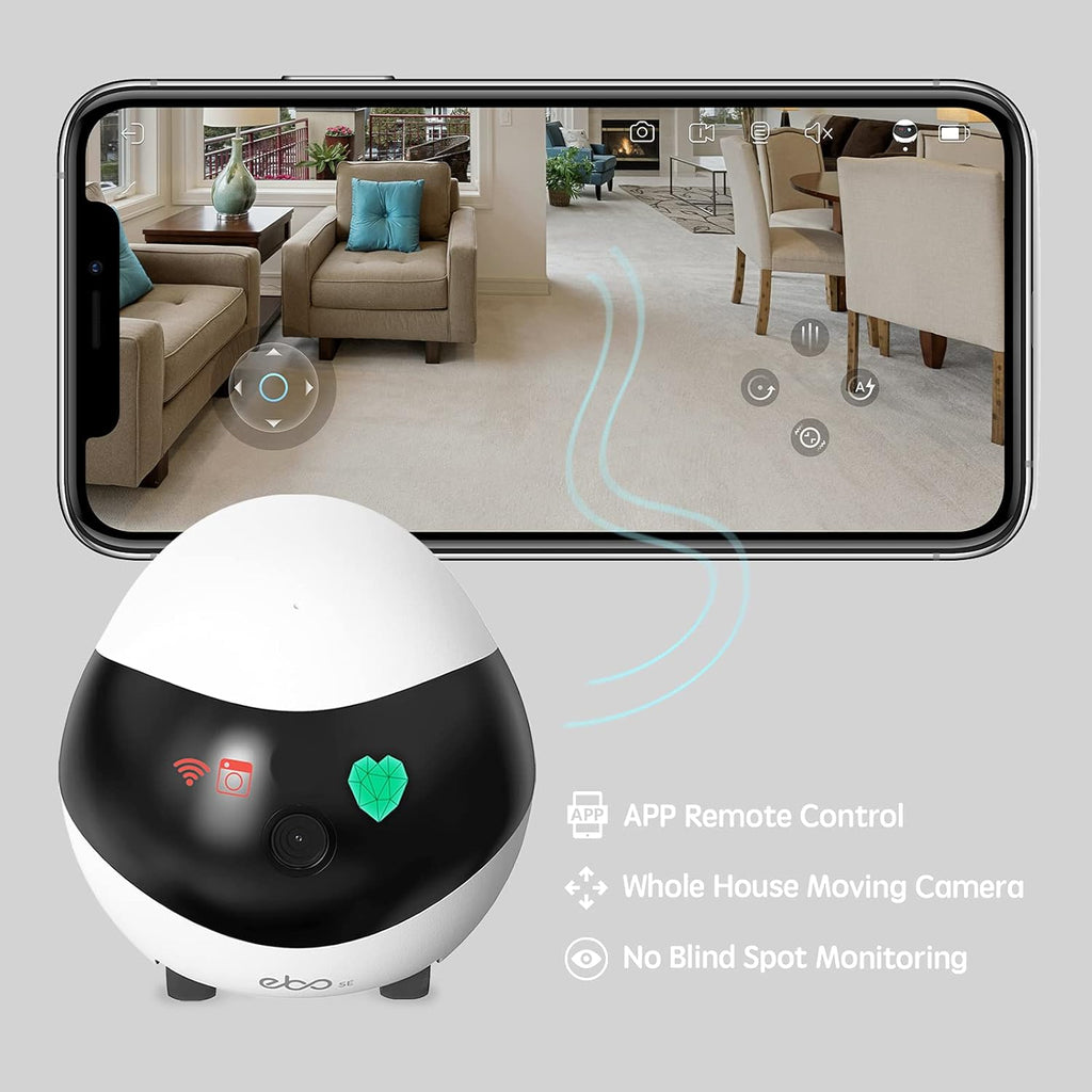 Wireless Pet Camera with Self-Charging, Night Vision, 2 Way Audio Motion Detection O8659