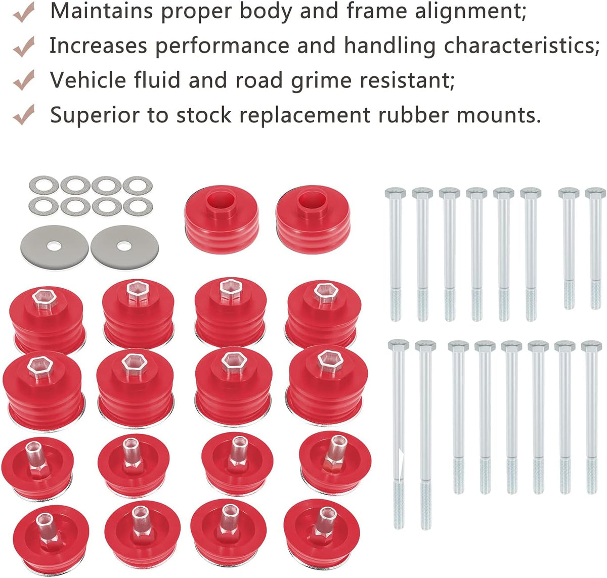 Polyurethane Body Mount Bushing Kit H29334