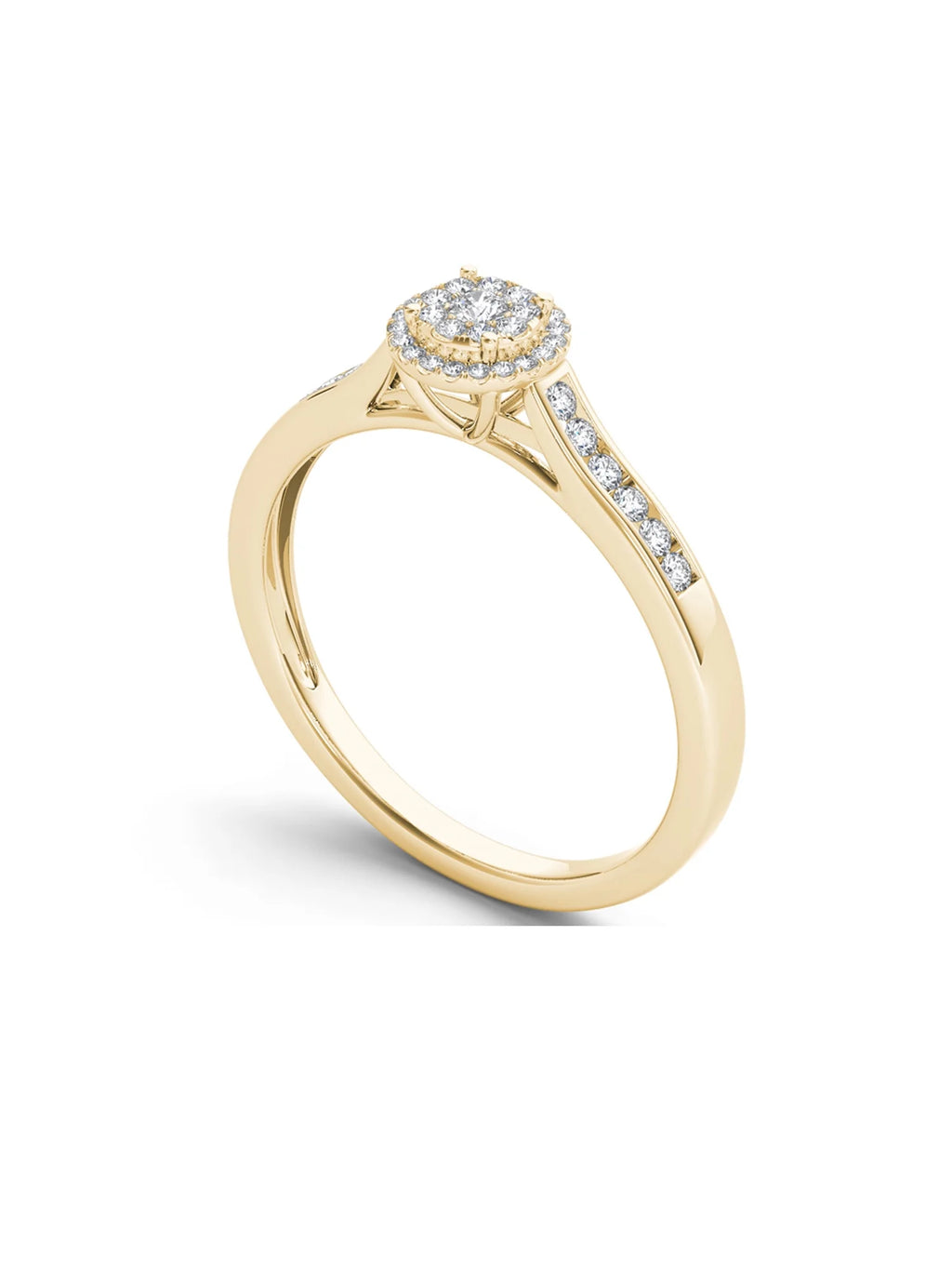 10K Yellow Gold Diamond Engagement Ring A16894