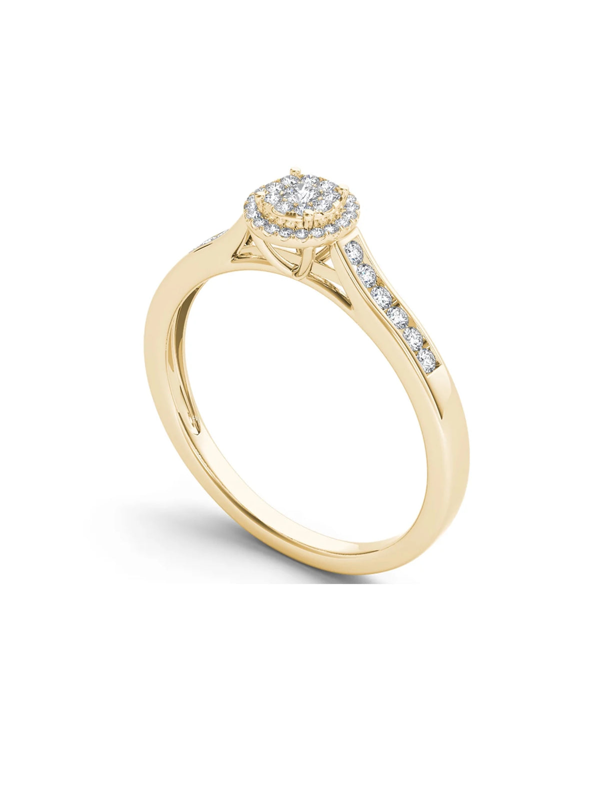 10K Yellow Gold Diamond Engagement Ring A16894