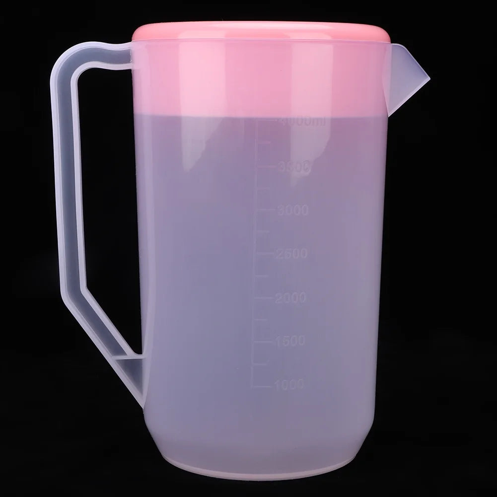 Pink 4000ml Plastic Cold Kettle Water Bottle K1907