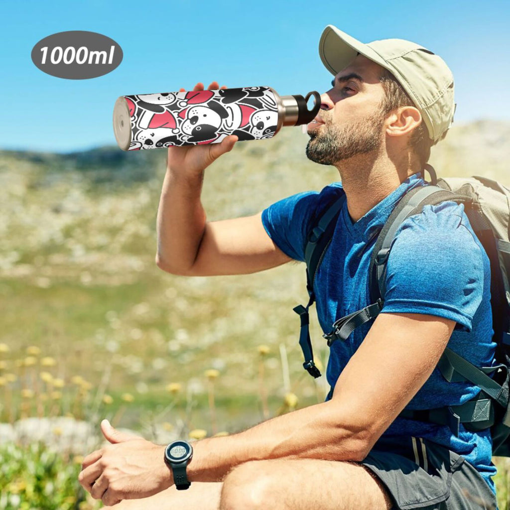Stainless Steel Insulated Water Bottle with Straw Lid U147