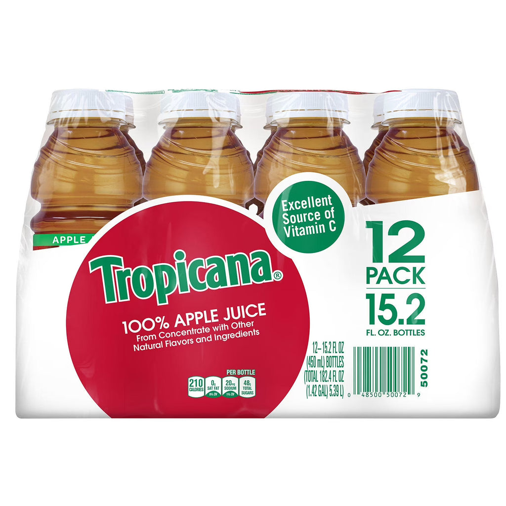 100% Apple Juice 15.2 oz 12 pk P40175