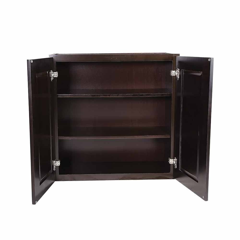 Espresso Double Door Kitchen Cabinet W38719