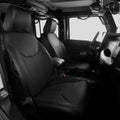 Waterproof Leather Car Seat Covers for 2018-2021 Jeep Wrangler JL 4 Door D37563