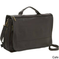 Leather Expandable Messenger R243