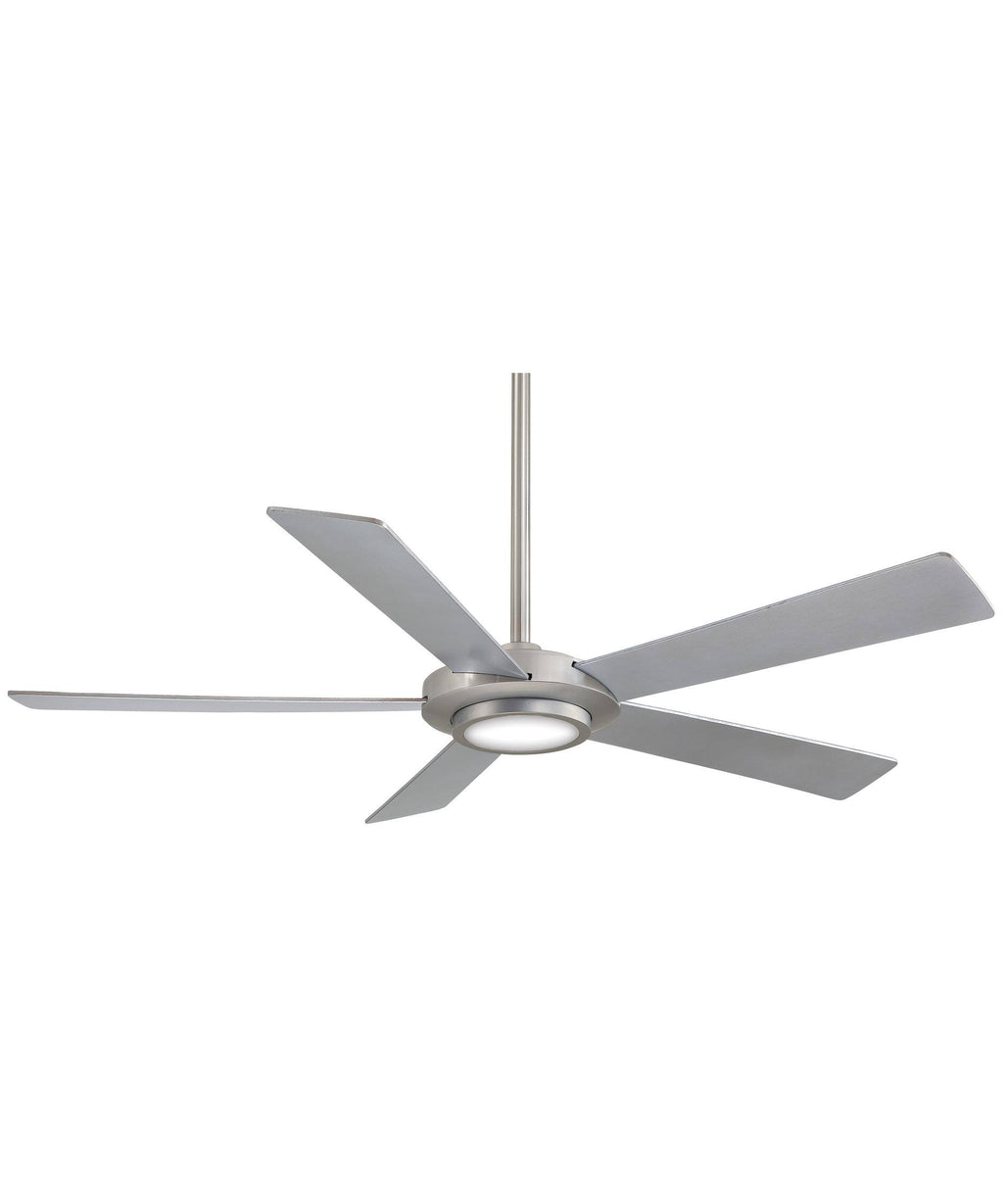 Brushed Nickel Ceiling Fan with Light S94526
