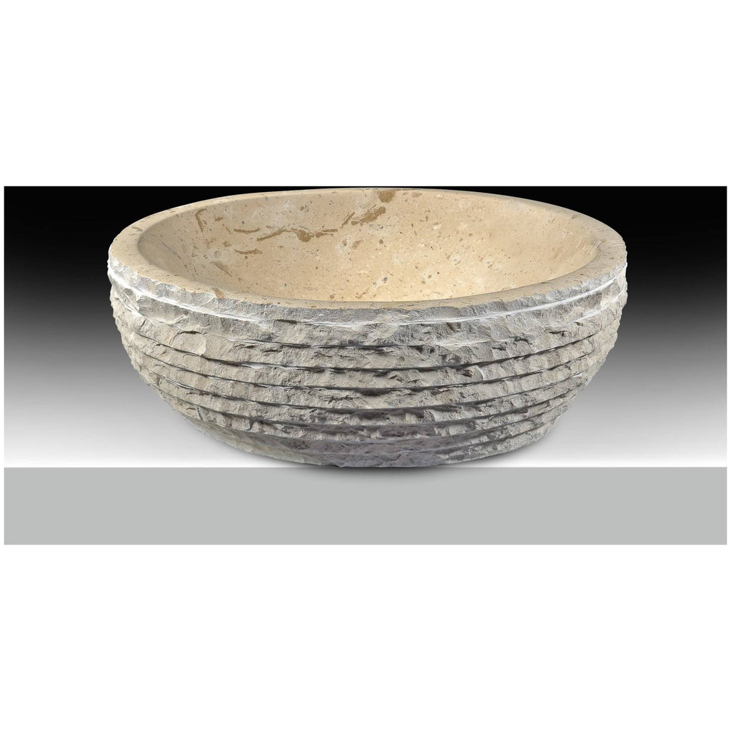 Classic Cream Marble Vessel Sink A723