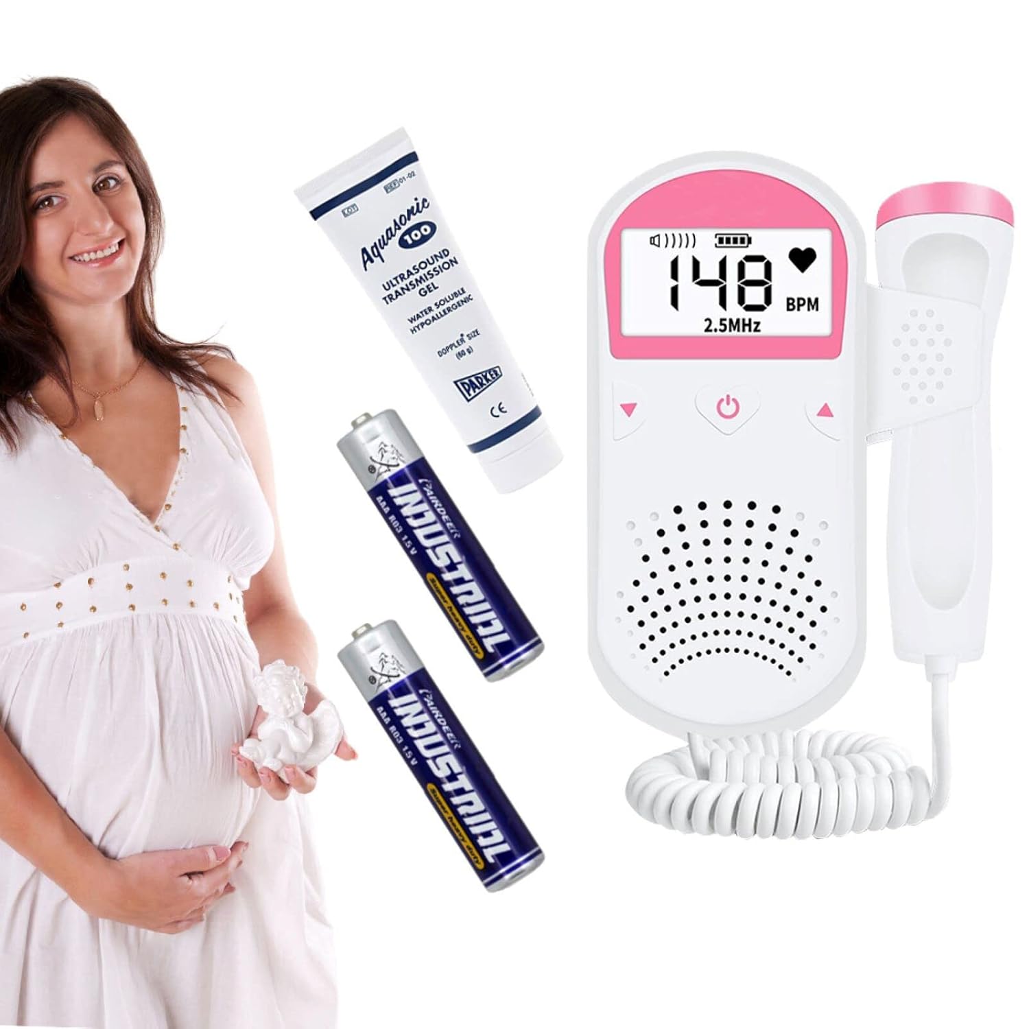 Fetal Heartbeat Monitor Doppler, Pack of 2 G521630