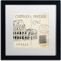 16 by 16-Inch White Matte and Black Frame Artwork X989