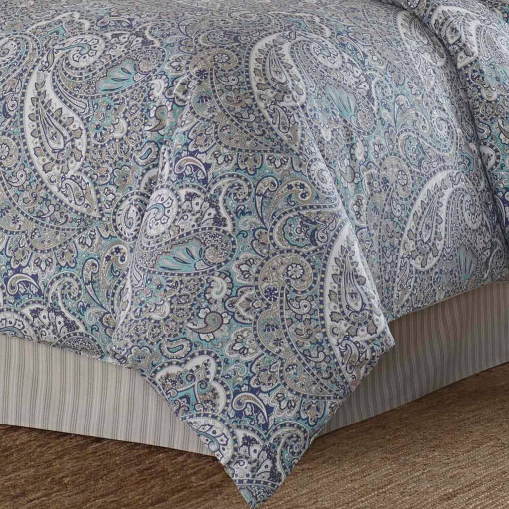 Blue Full/Queen Duvet Cover Set W14050