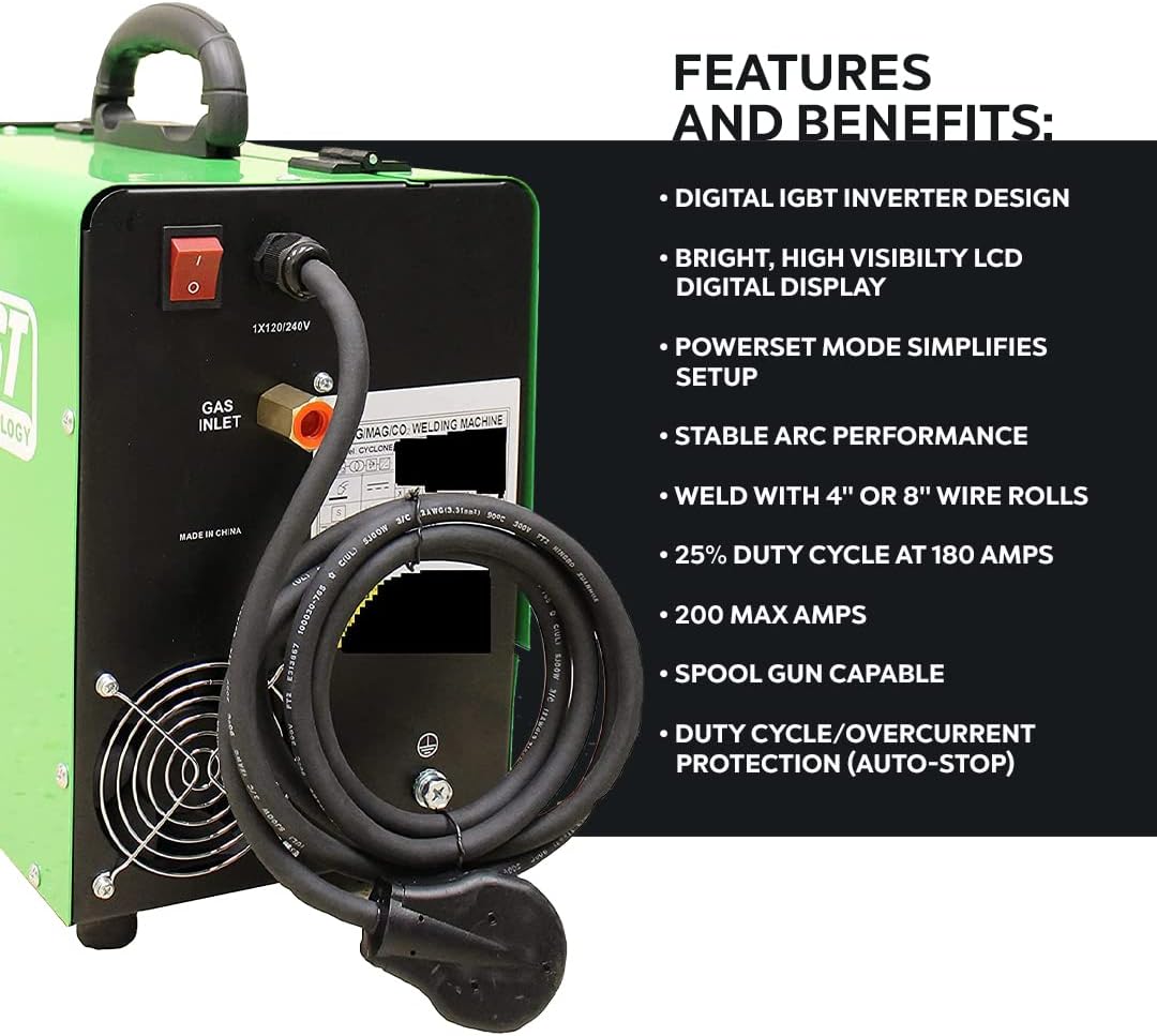 MIG Welder 180a 110/220v L1138