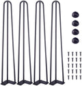 Satin Black Hairpin Coffee Table Legs Set of 4 S47236