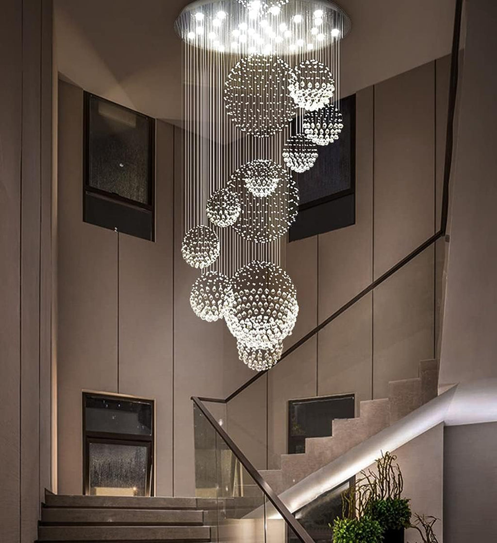 Spiral Crystal Chandelier 13 Lights S3095