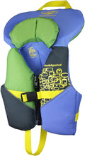 Blue/Green Kids Life Jacket for Children 30-50 lb Y3540