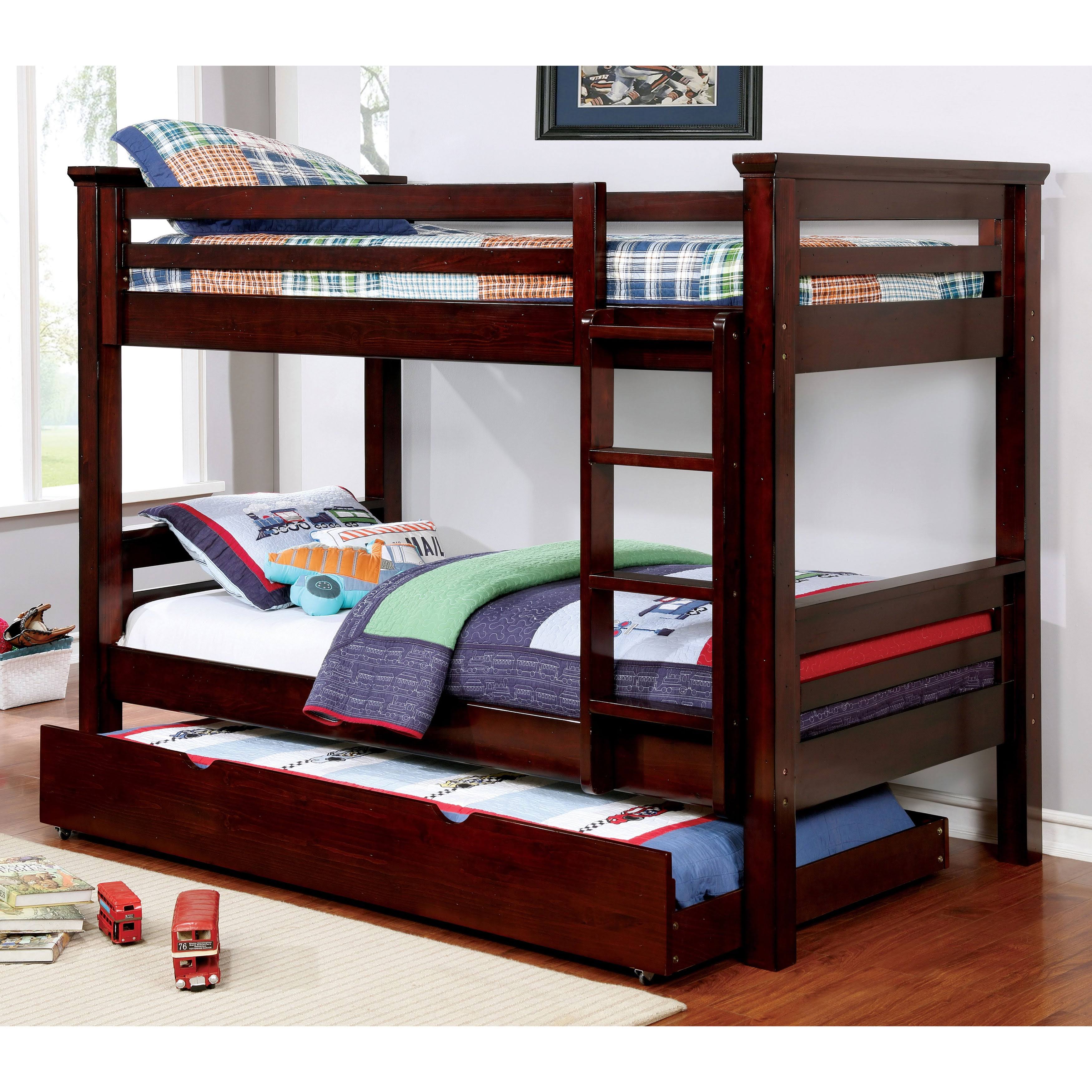 Walnut Solid Wood Bunk G80258