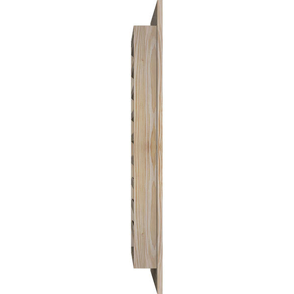 12-in W x 12-in H Vertical Gable Vent Unfinished Smooth Pine K355830