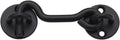 Black 4" Hook and Eye Latch, Pack of 2 T123