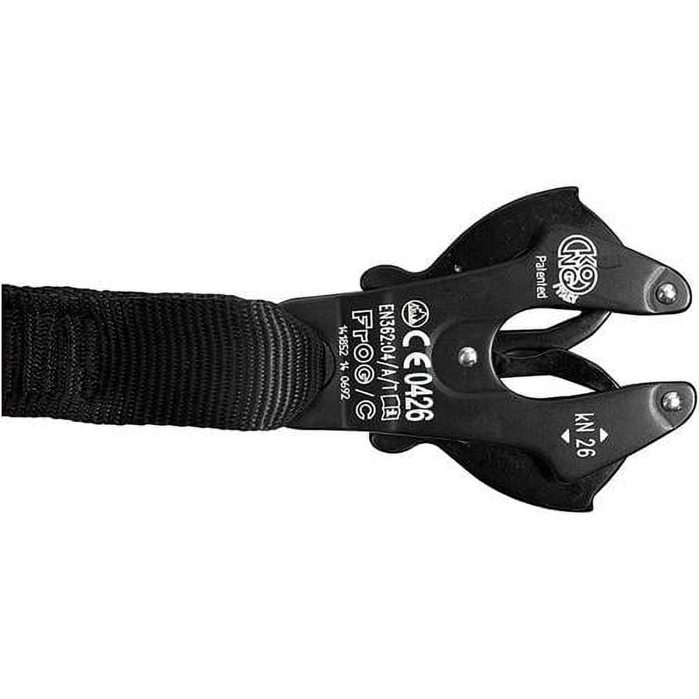 Black 24 Inches Elastic Bungee Lanyard with Snap Hook P83046