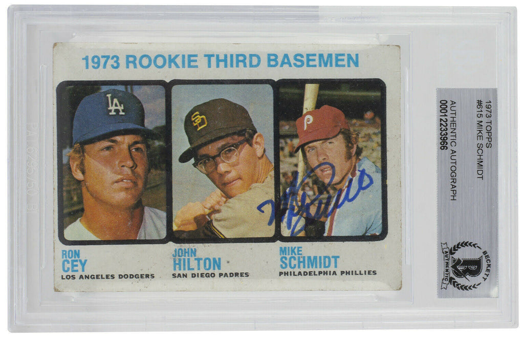 1973 Topps #615 Rookie Third Baseman Card BGS S330
