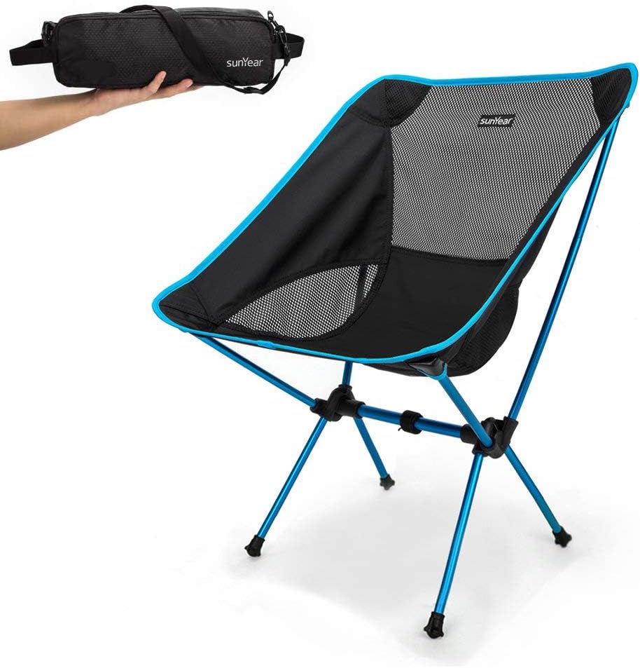 Compact Folding Camping Chair with Carry Bag K62705
