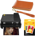 Black Digital Instant Camera with Bluetooth I695689
