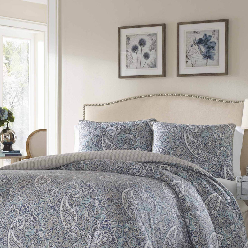 Blue Full/Queen Duvet Cover Set W14050
