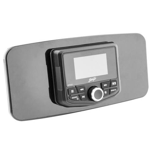 Black Marine Radio with Dash Kit and USB/AUX O18561