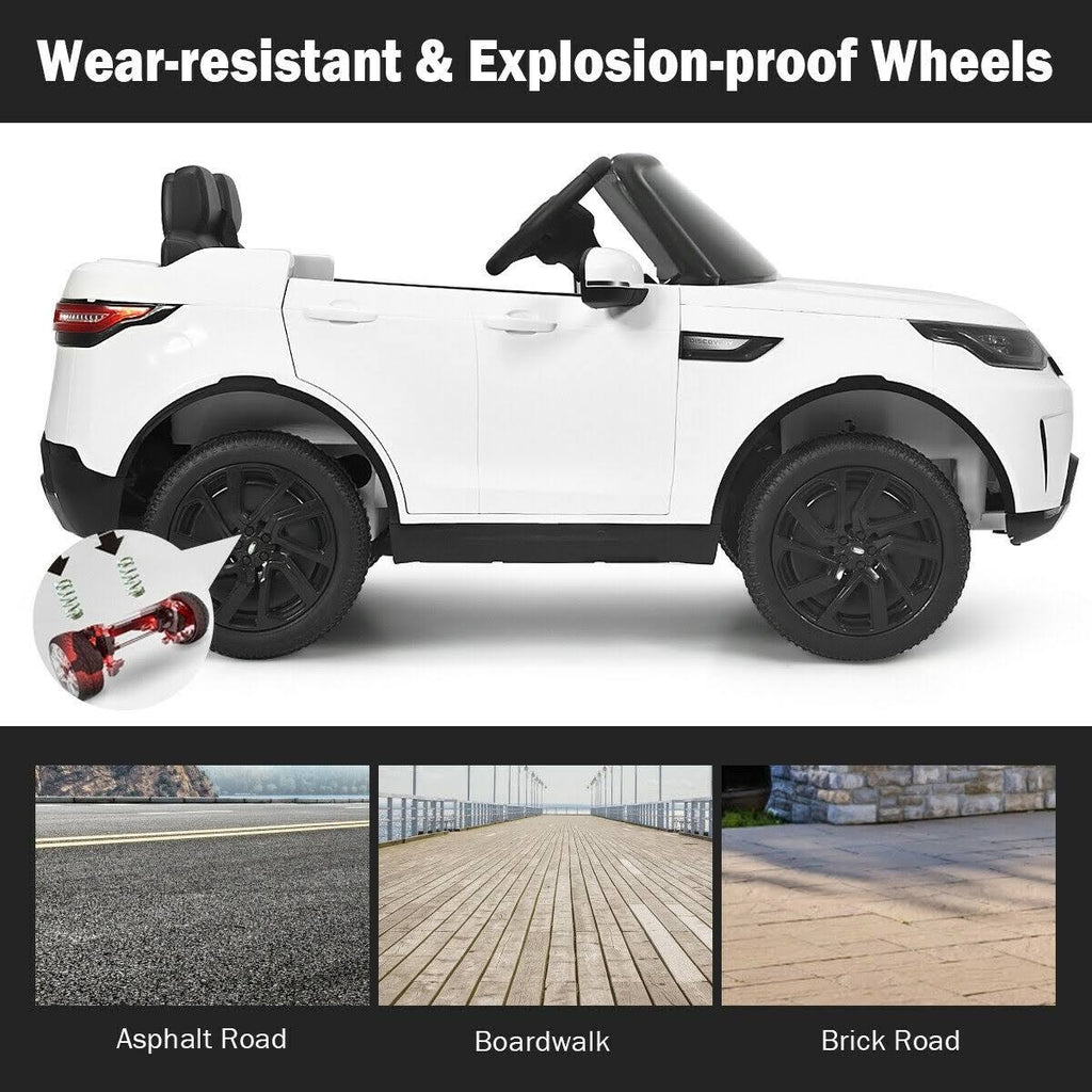 White 2-Seater Ride on Car T583