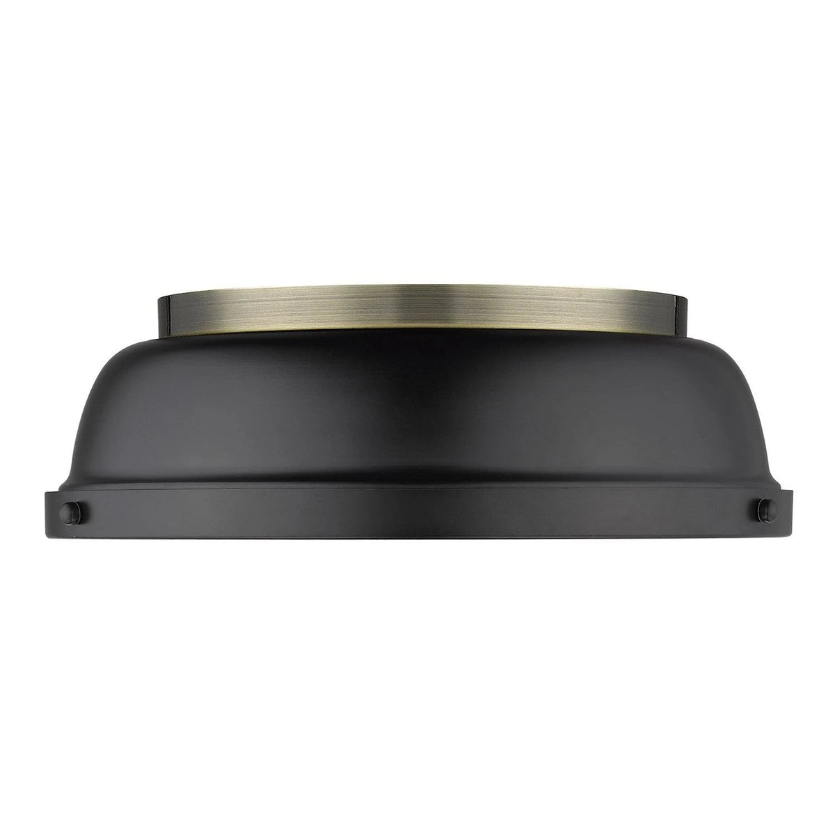 Black Red Flush Mount Light J84347