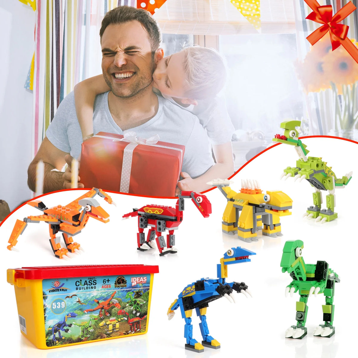 Dinosaurs Building Blocks Construction Toy (539 Pieces) Z3786