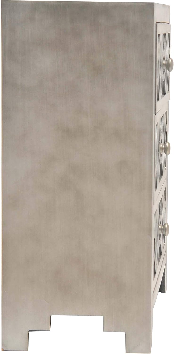 Grey 3 Drawer Chest S42778