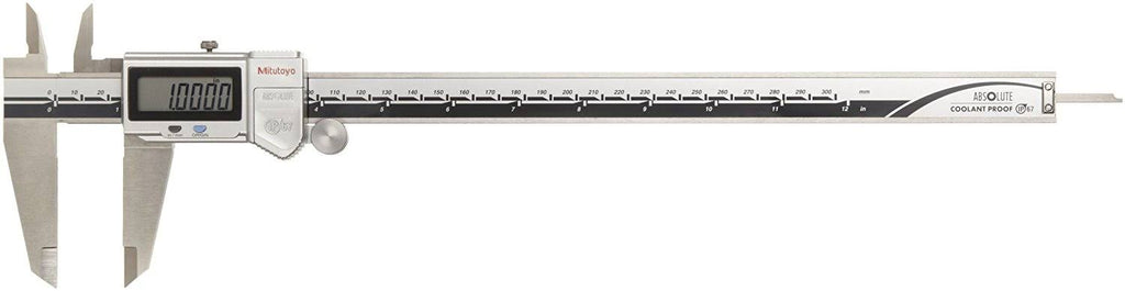 Digital Caliper with Calibration, Stainless Steel Jaws, Inch/Metric, 0-300mm Range Y11292