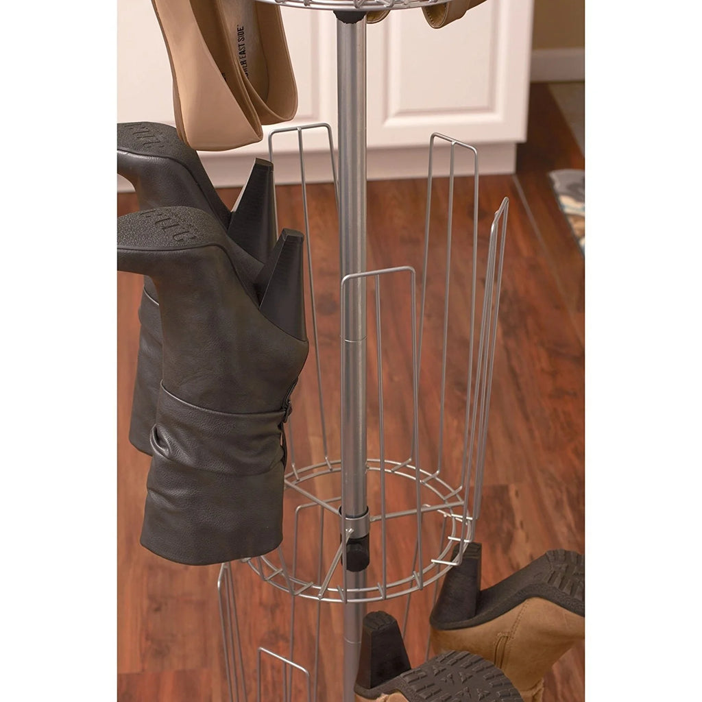 3-Tier Carousel Boot Tree Shoe Rack R80416