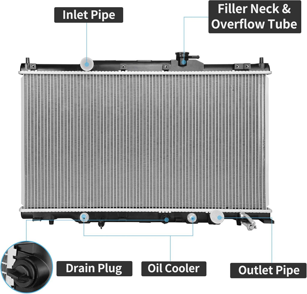 Aluminum Radiator Pack of 2 D562726