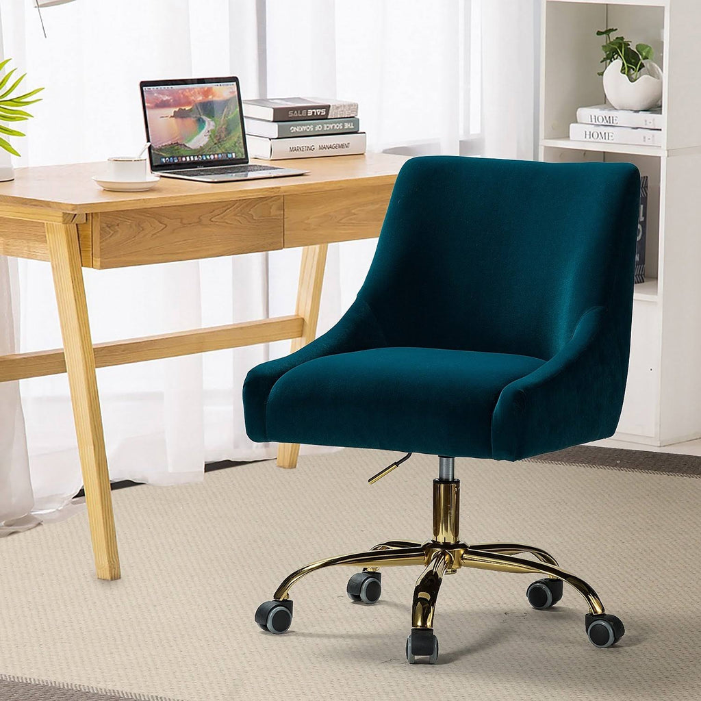 Teal Task Chair with Roller Casters Q31999