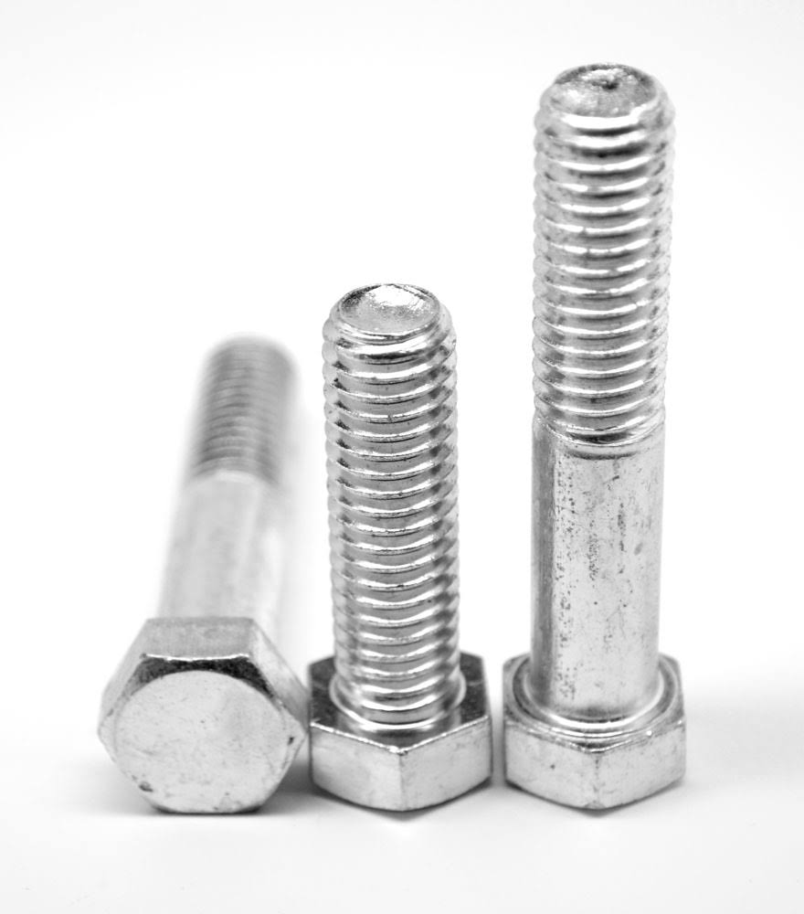 7/8x22-9 x 6 1/2x22 Coarse Thread A307 Grade A Hex Bolt Low Carbon Steel Zinc Plated F600