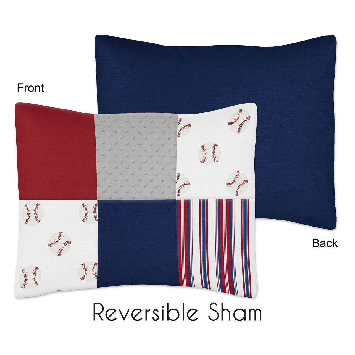 Red/White 5-Piece Toddler Bedding Set B238539