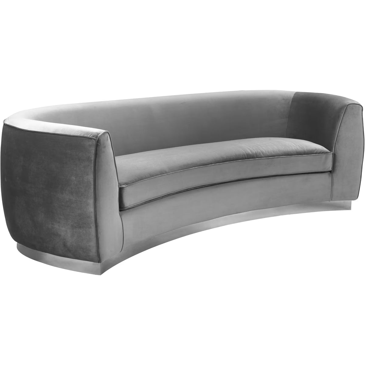 Grey Velvet Sofa M1904