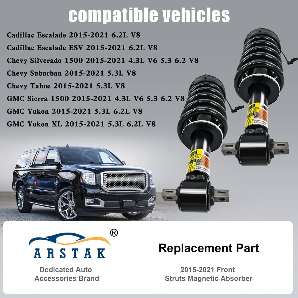 Front Struts Assembly Shock Absorber with Magnetic Ride Control Pair O977270
