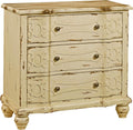 Cream Ornate Drawer Chest Storage Cabinet I532859