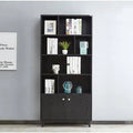 Black Step Bookcase E4370