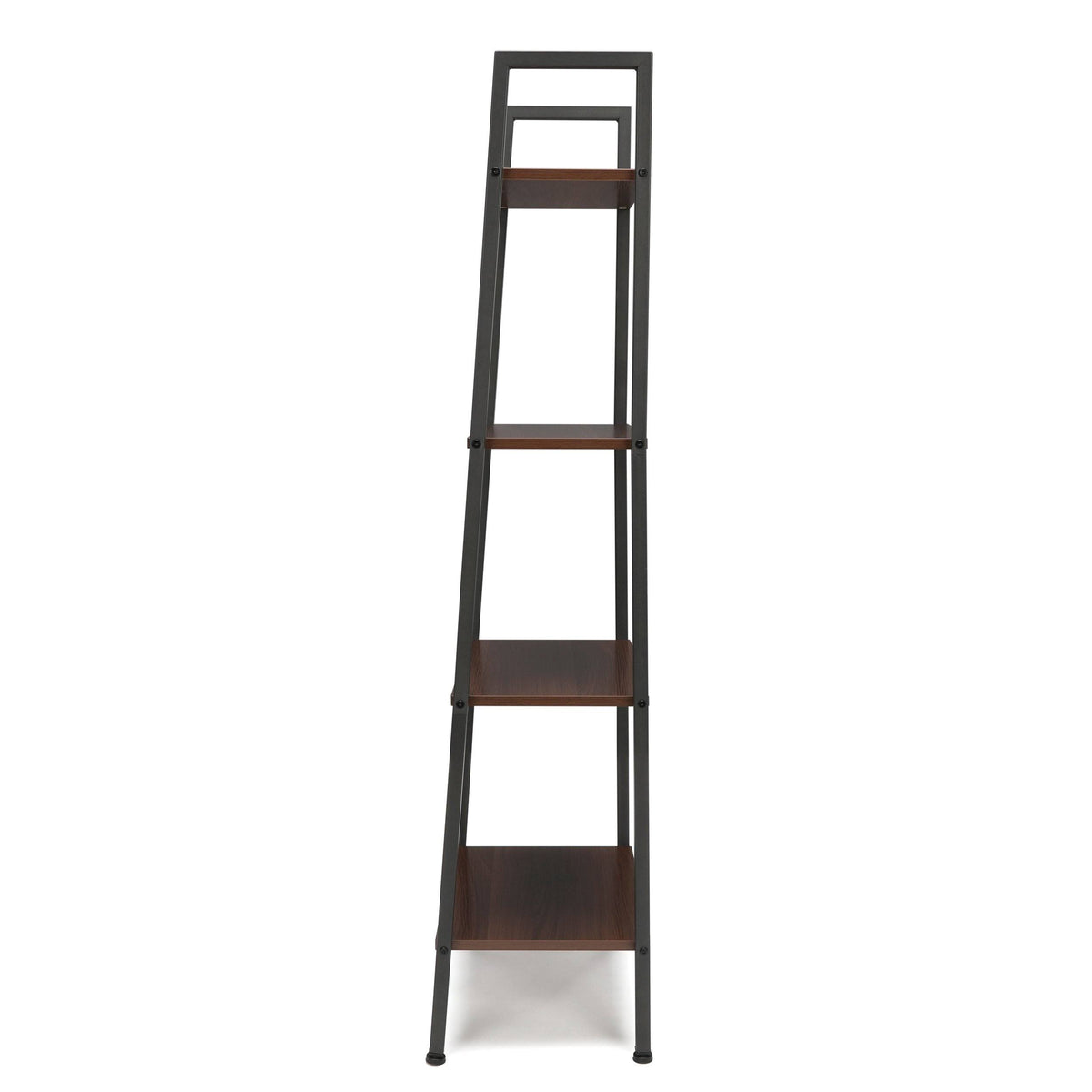 Brown 4 Shelf Ladder Bookcase M914420
