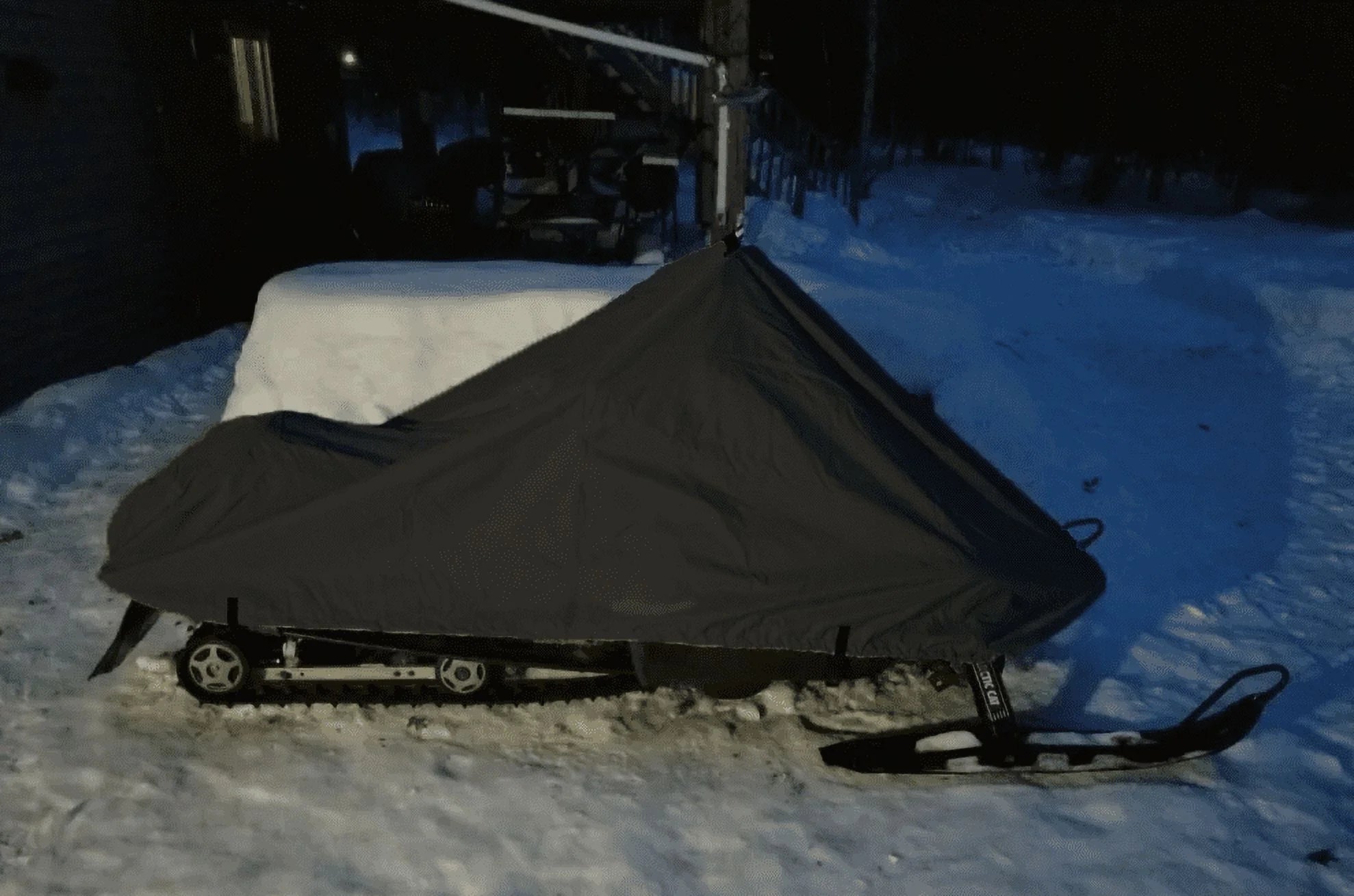 200 Denier All Black Snowmobile Cover Q96563