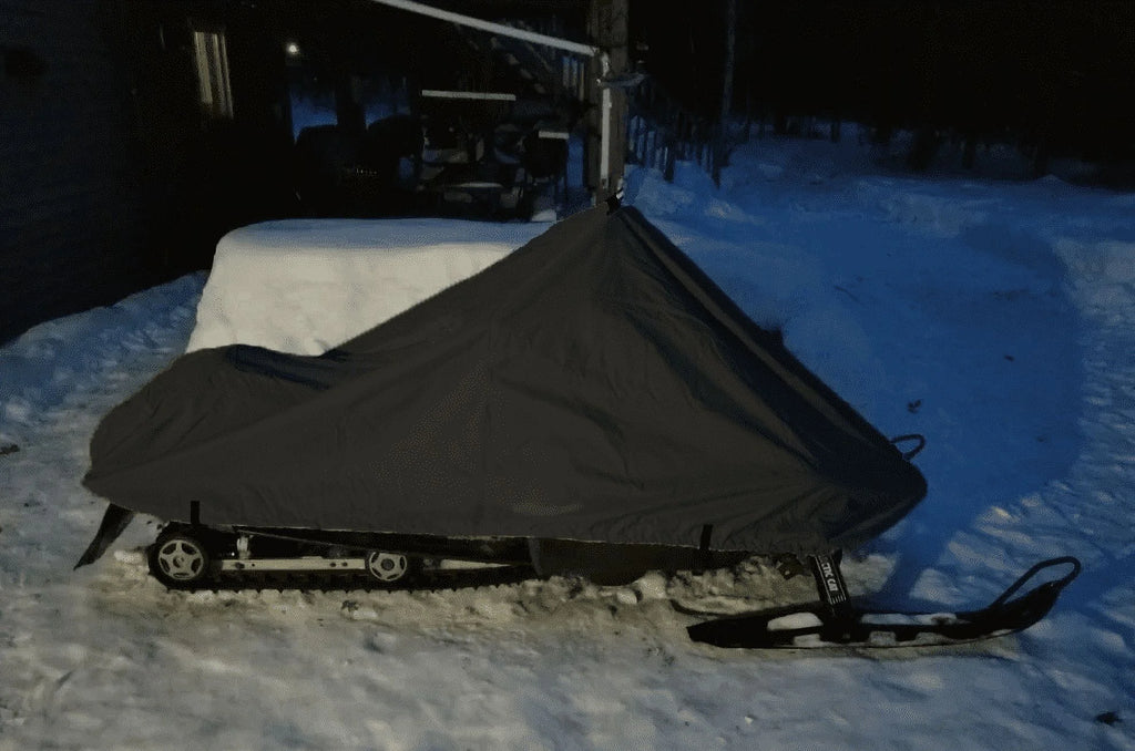 200 Denier All Black Snowmobile Cover U40892