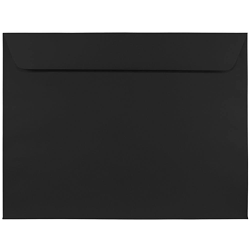 9 x 12 Black Booklet Envelopes, 250/Pack C568685
