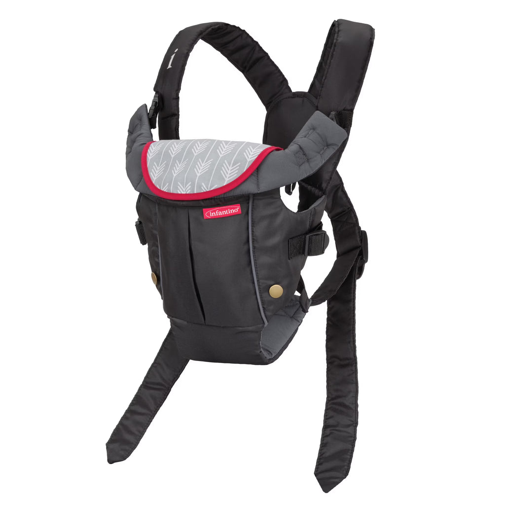 Black 2-Position Baby Carrier with Pocket Q199