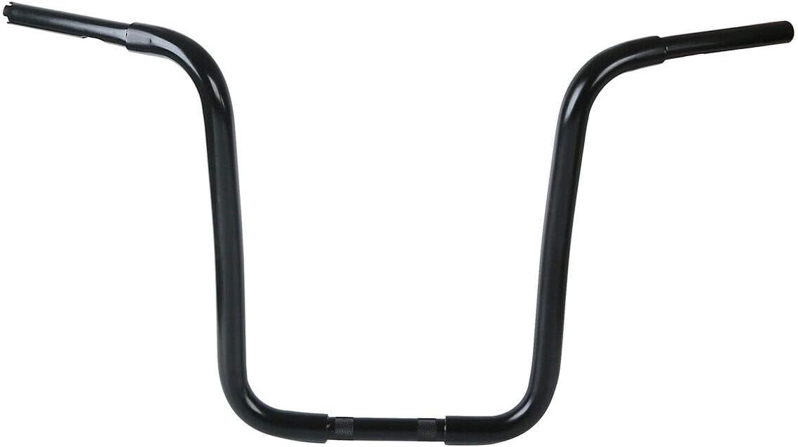 Black 18" Rise Ape Hanger Handlebar 1-1/4" FAT M982